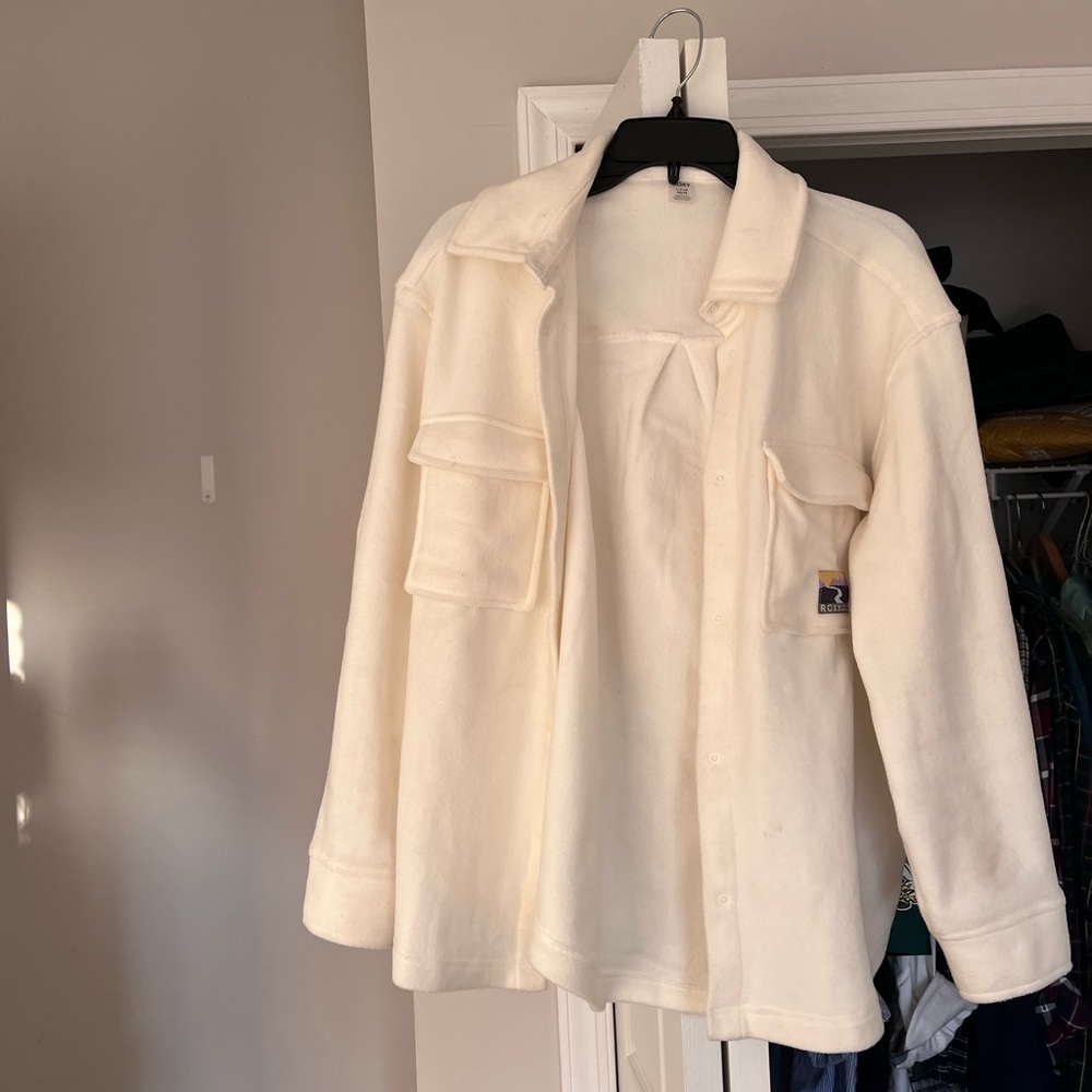 Roxy fleece shacket